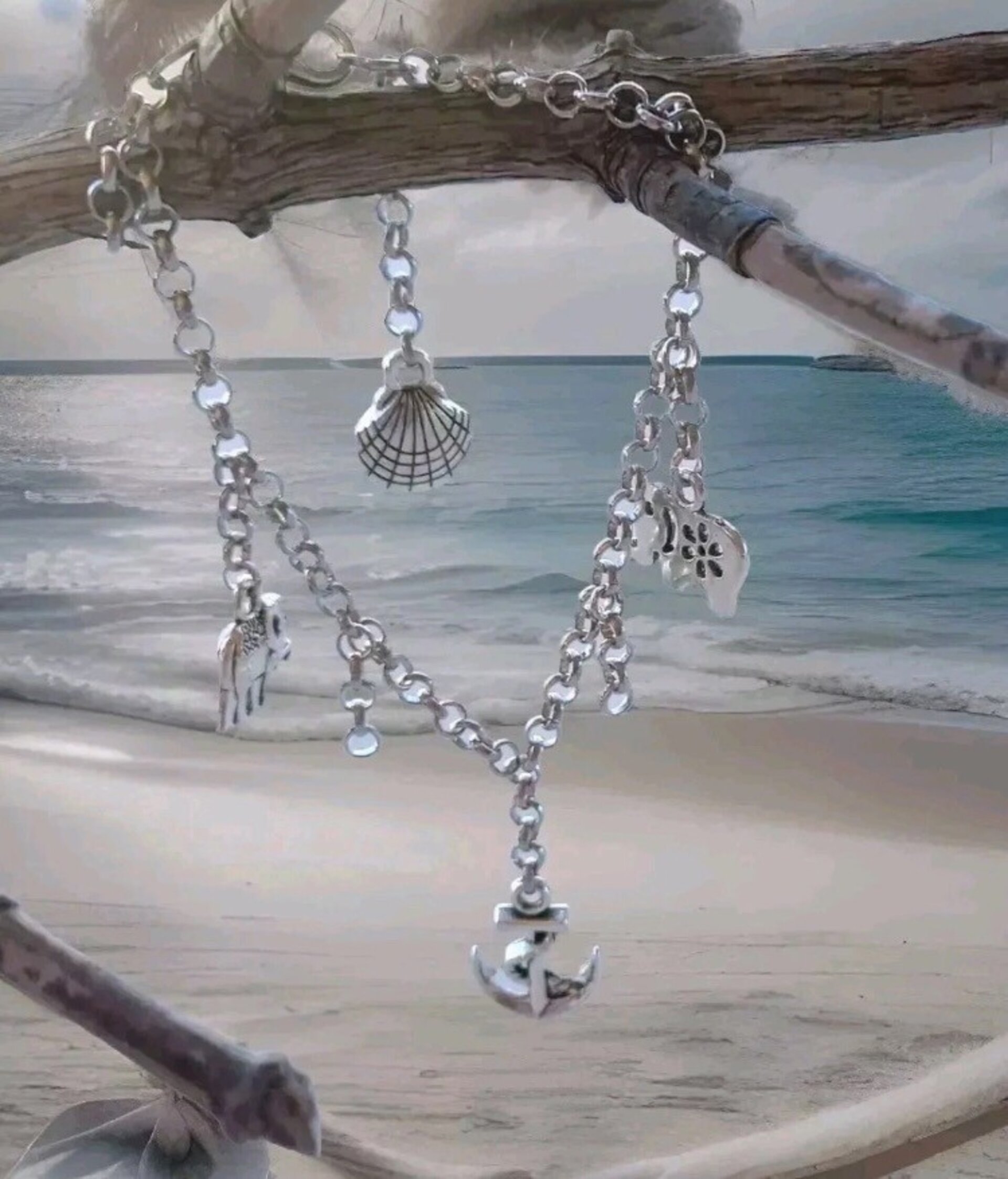 Pulsera charms elefantes - 2