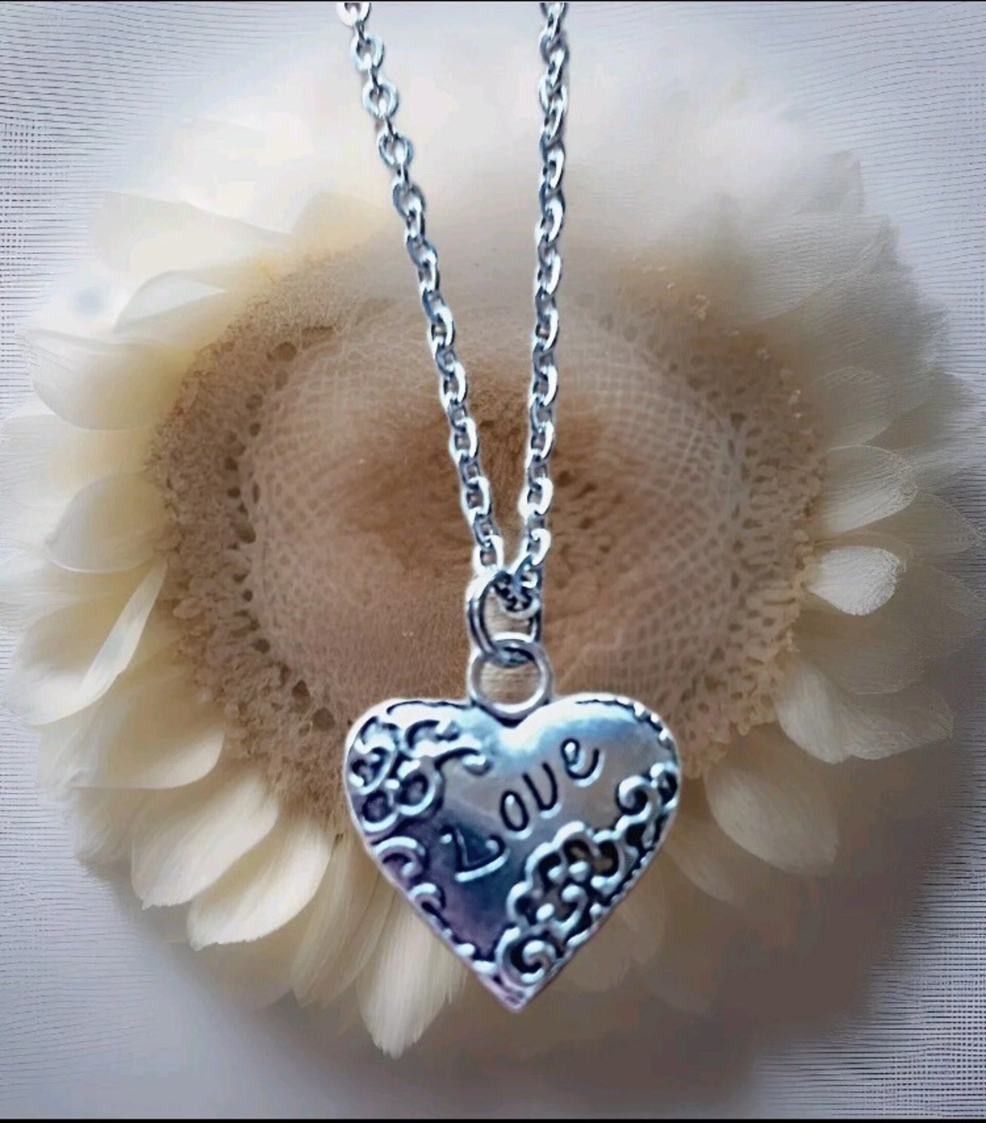Collar colgante corazón - 2