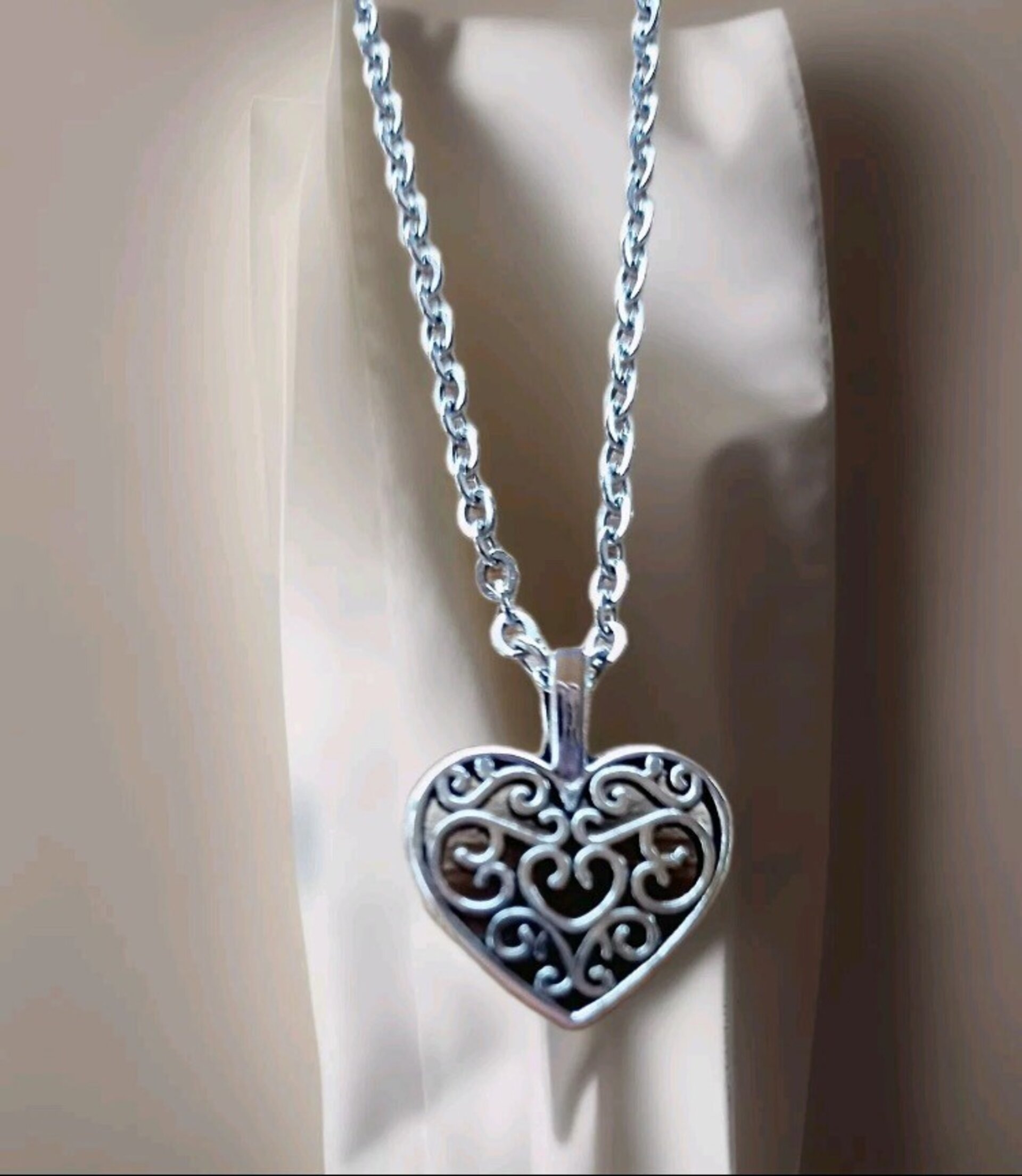 Collar colgante corazón - 8