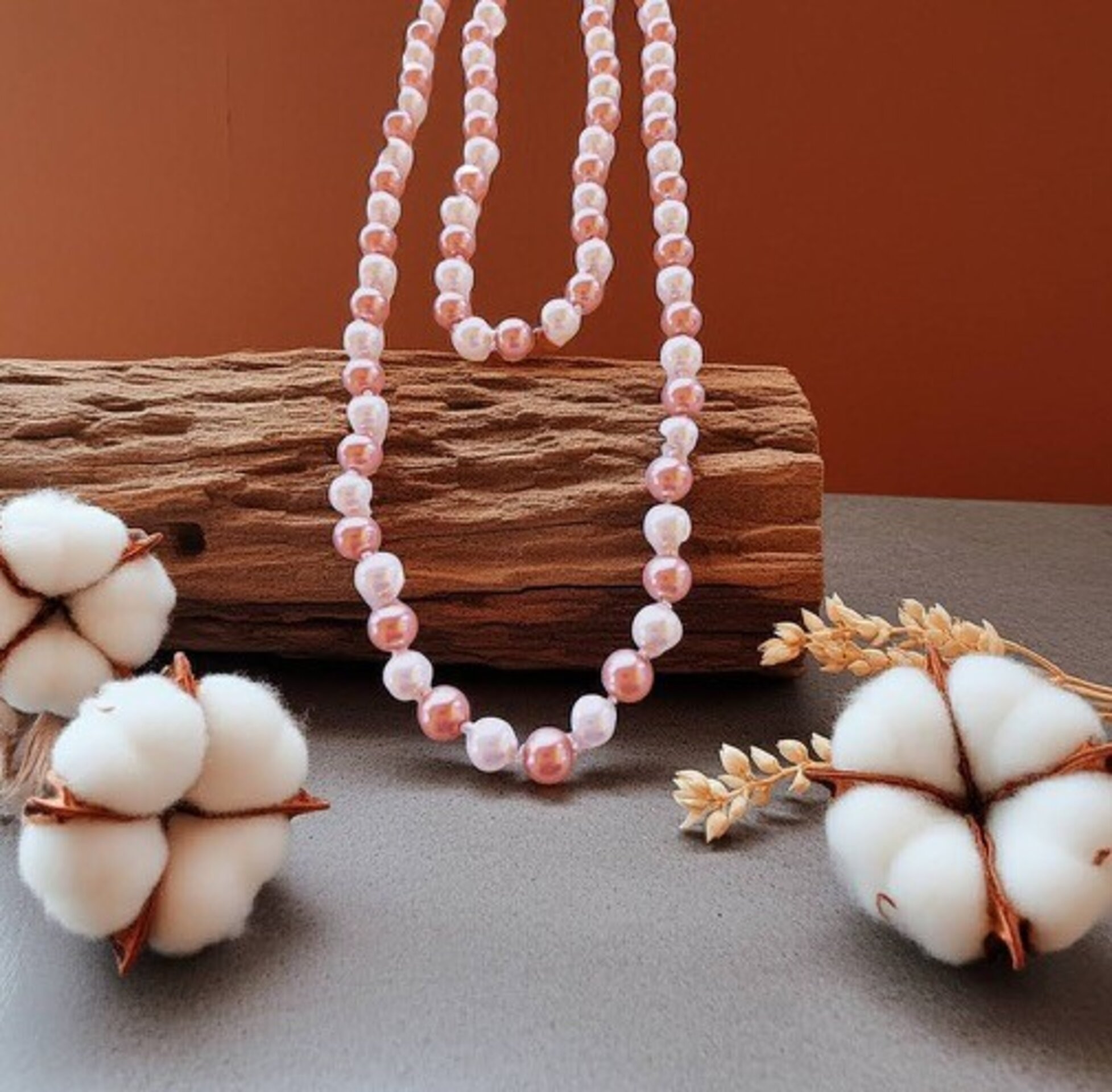 Collar de Perlas Agua Dulce 8-9mm - 3