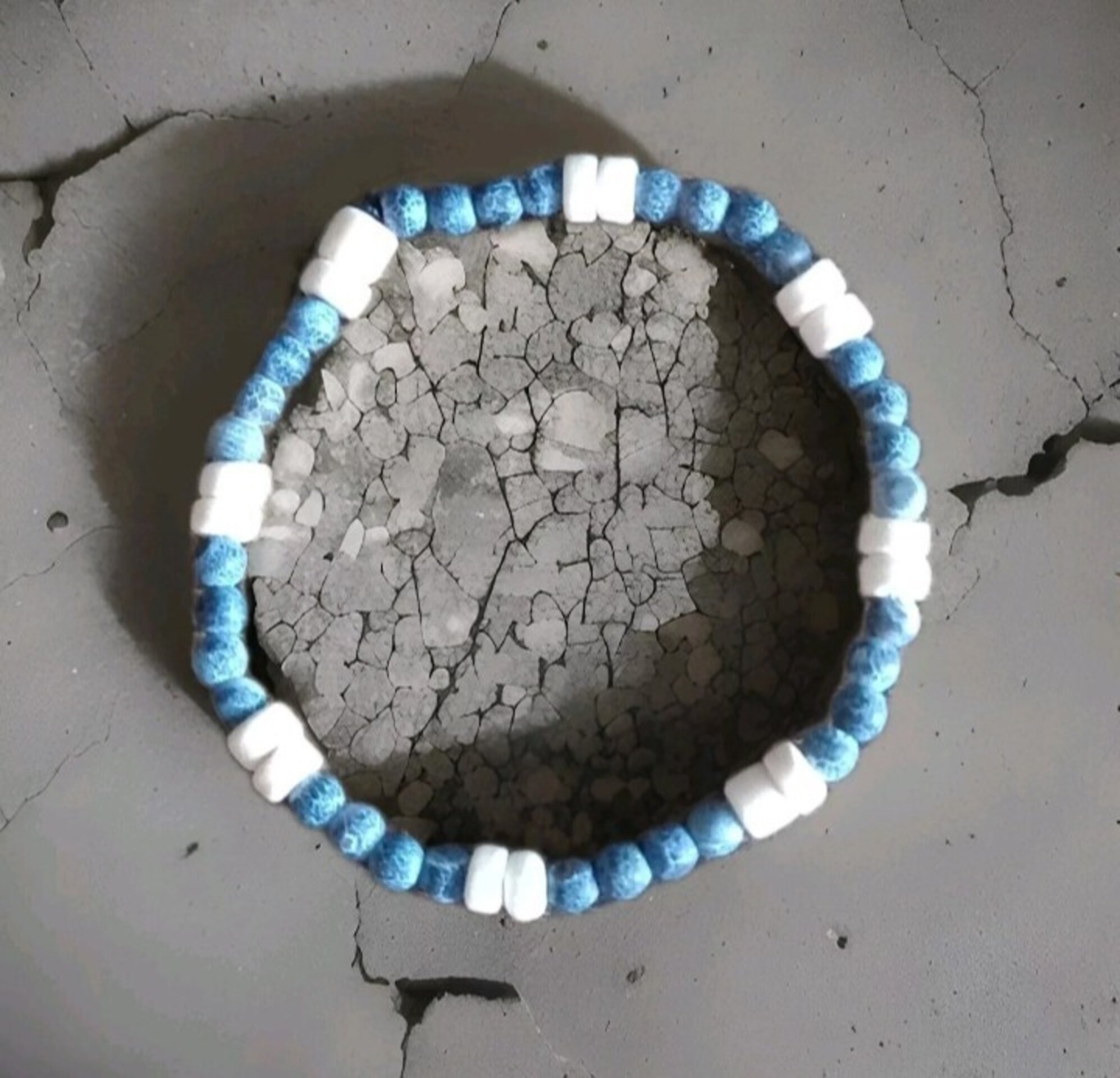 PULSERA PIEDRA NATURAL ÁGATA NEGRA PULIDA - 3