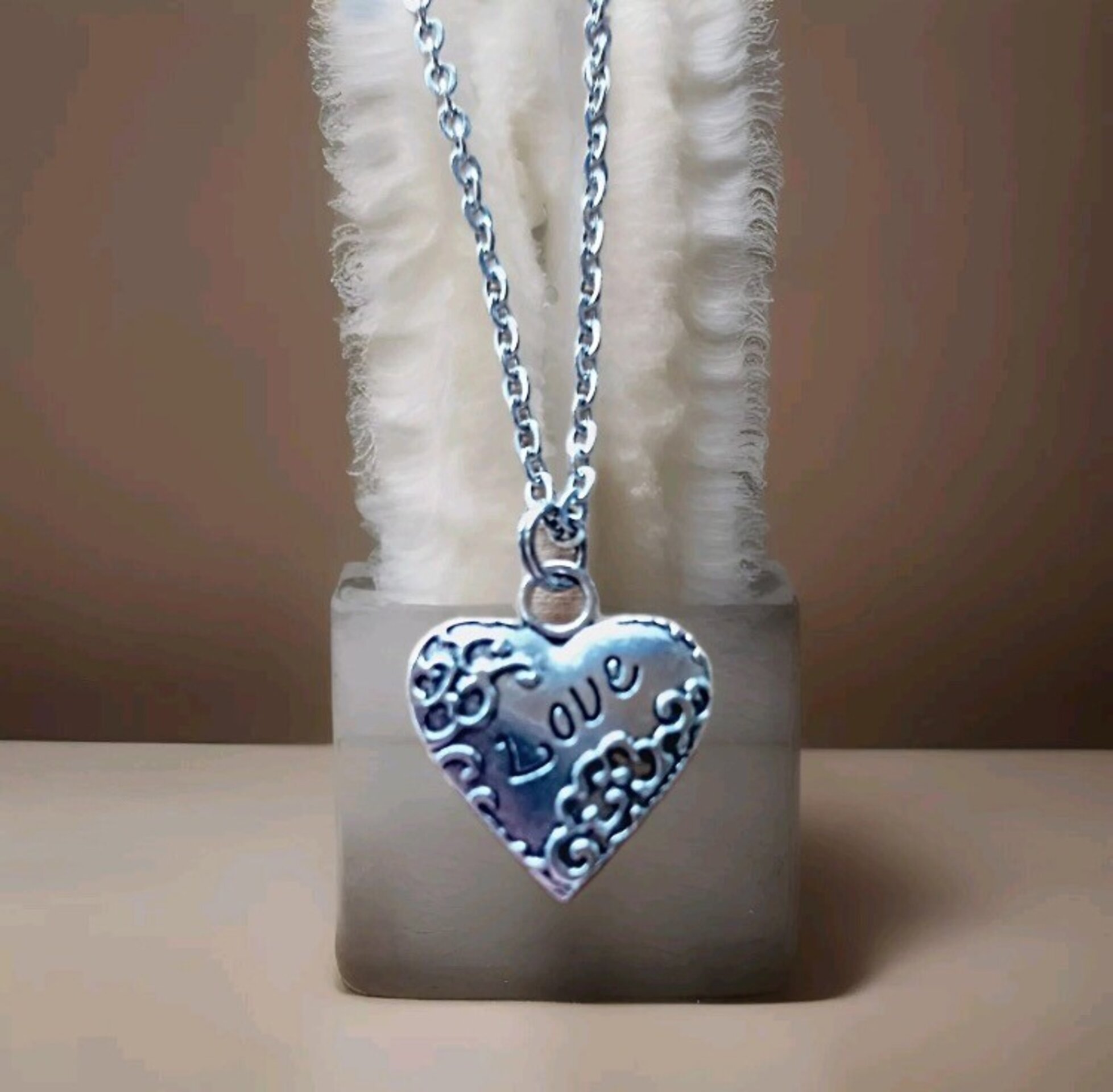 Collar colgante corazón - 5