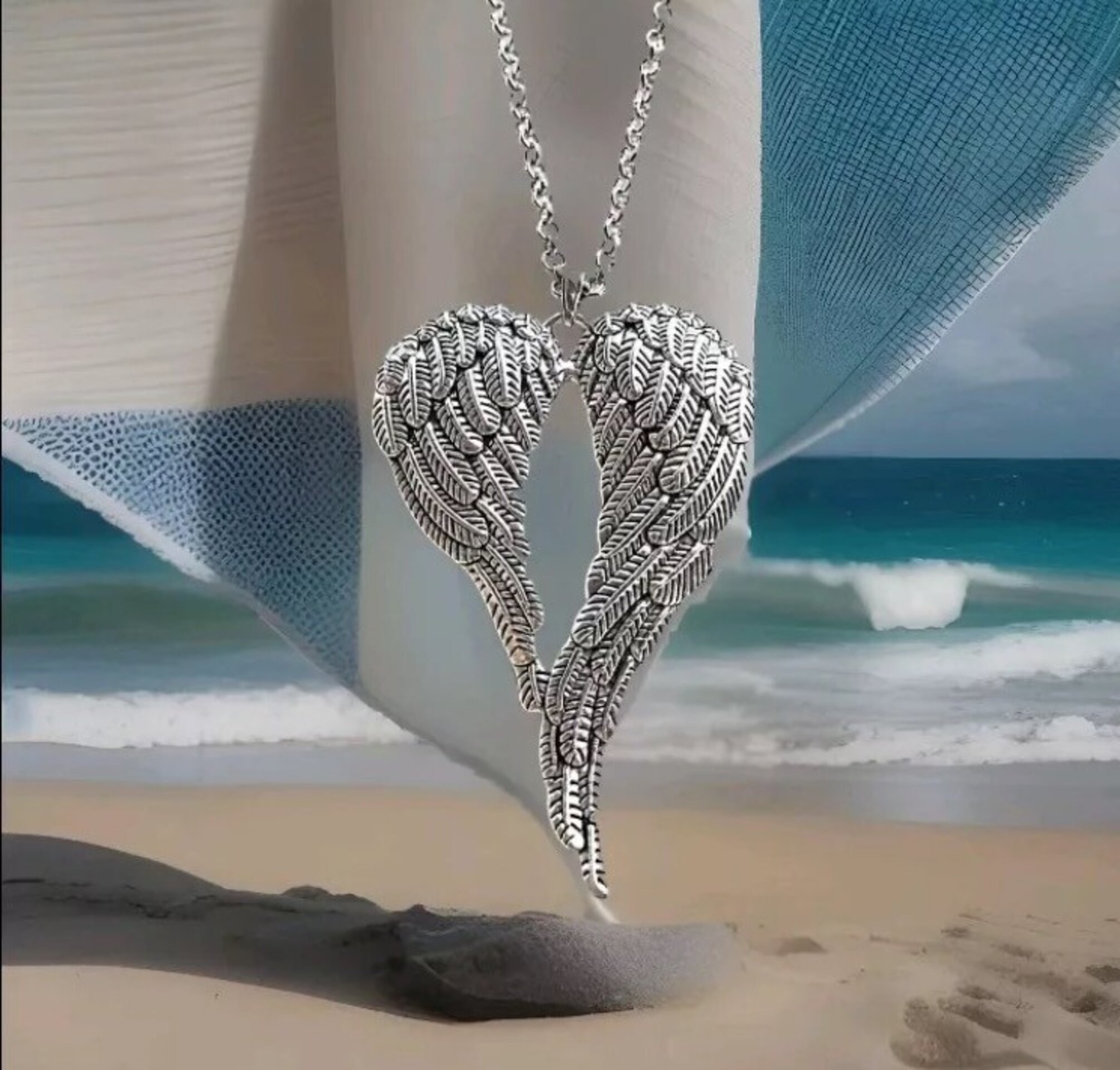 Collar Colgante Corazón grande - 12