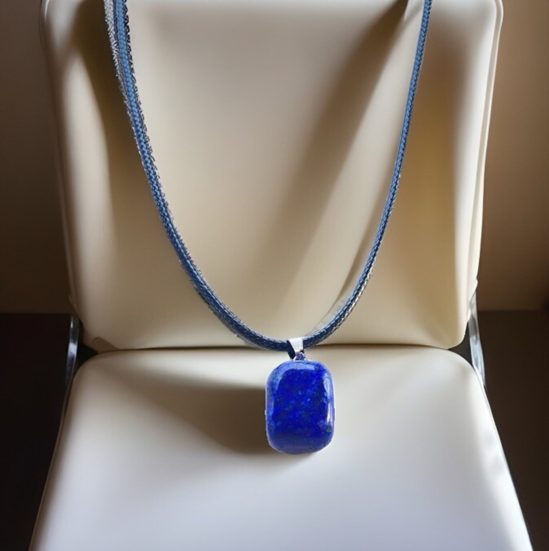 Collar colgante piedra Lapislázuli - 1