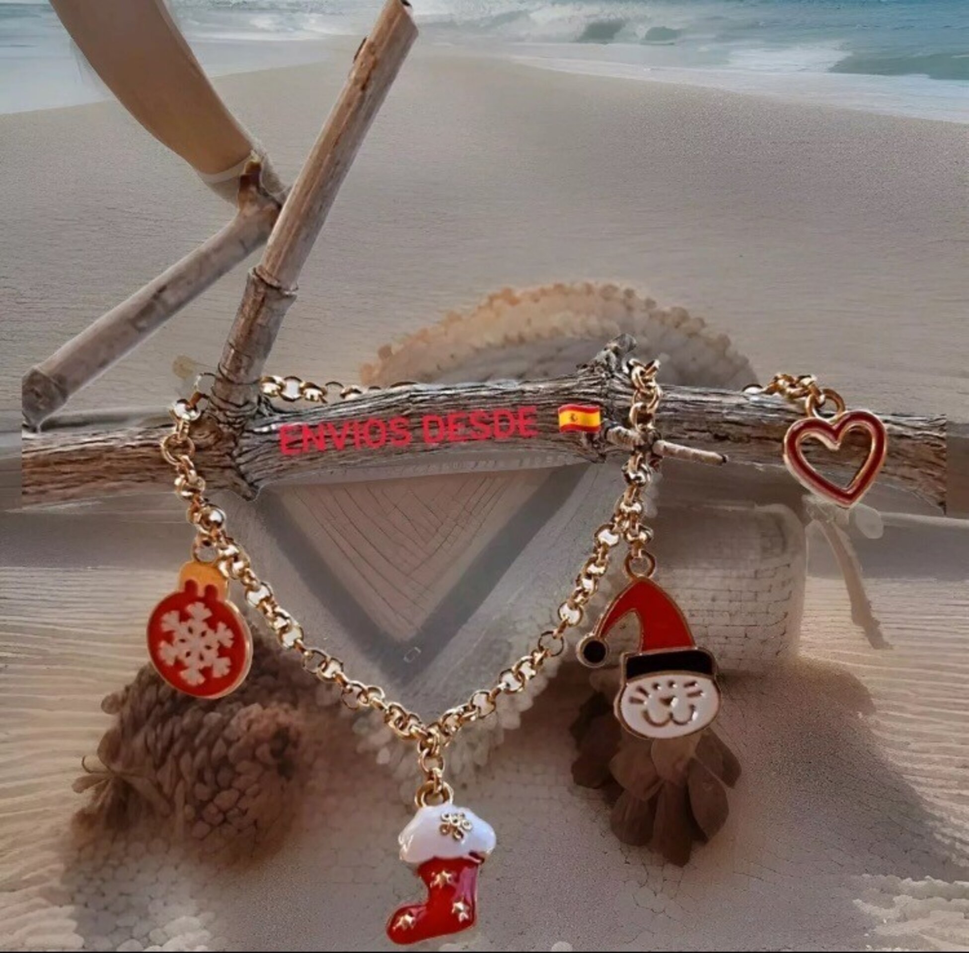 PULSERA CHARMS NAVIDAD - 6