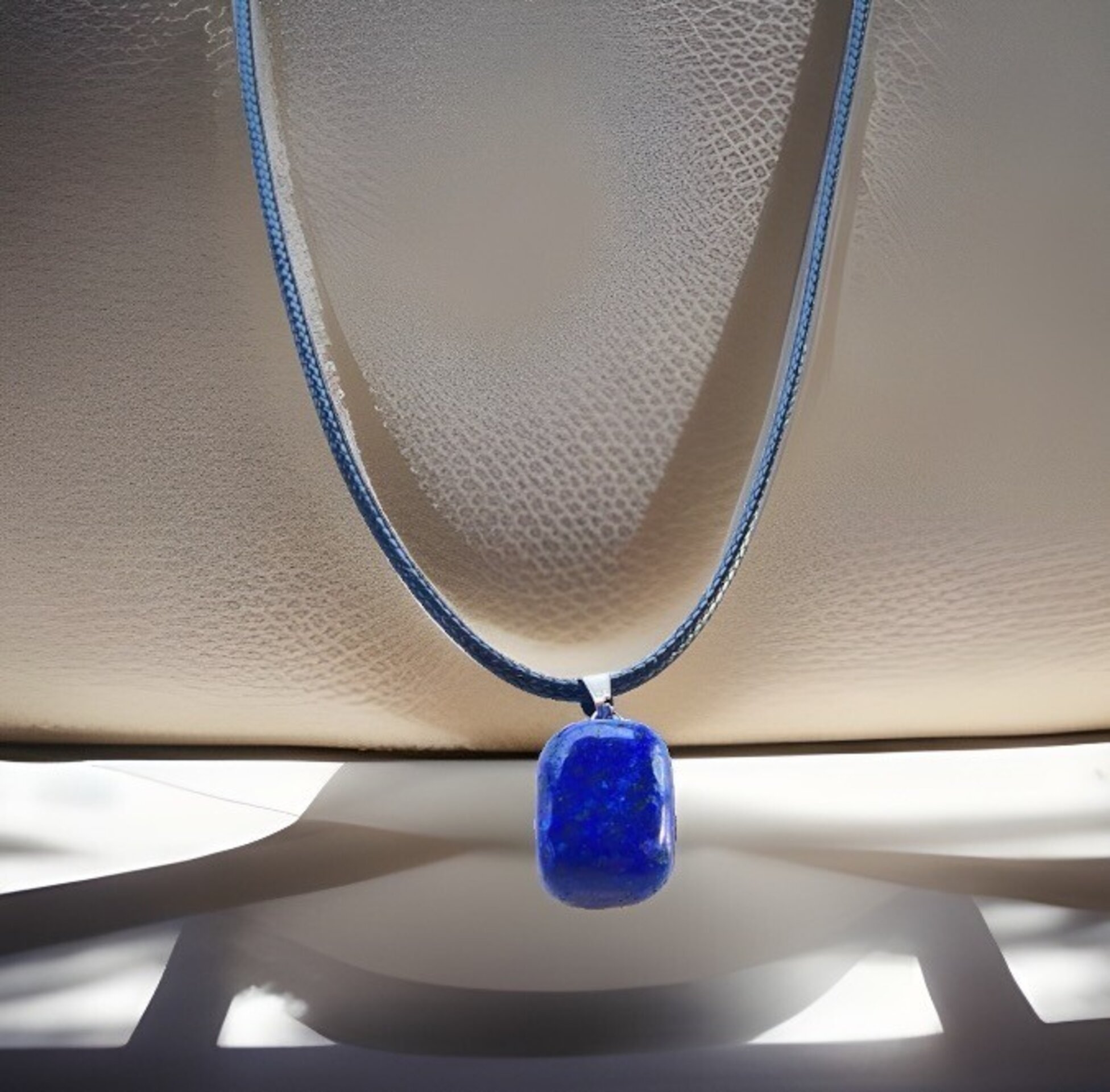Collar colgante piedra Lapislázuli - 8