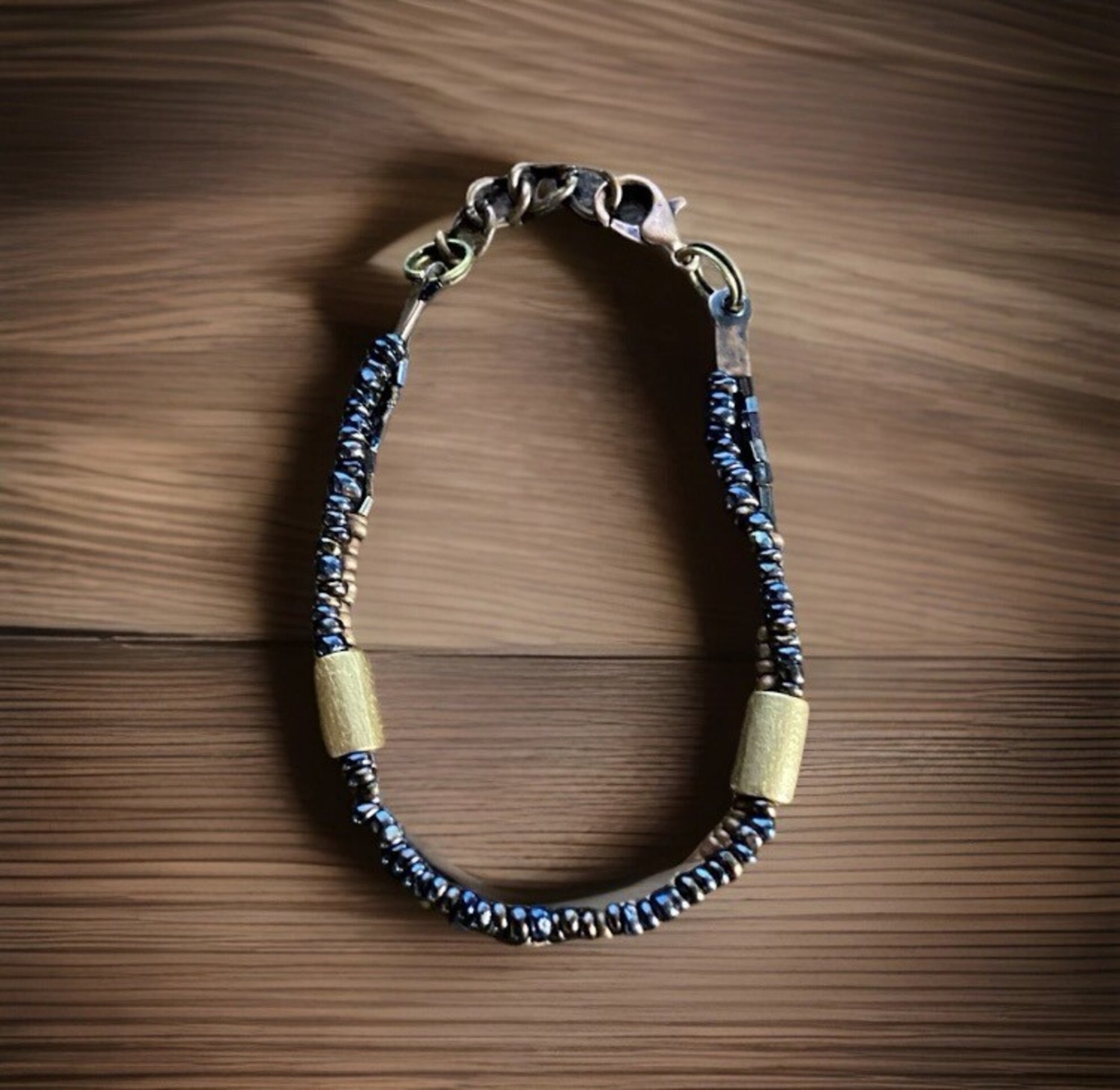 Pulsera de hematita y cobre - 7