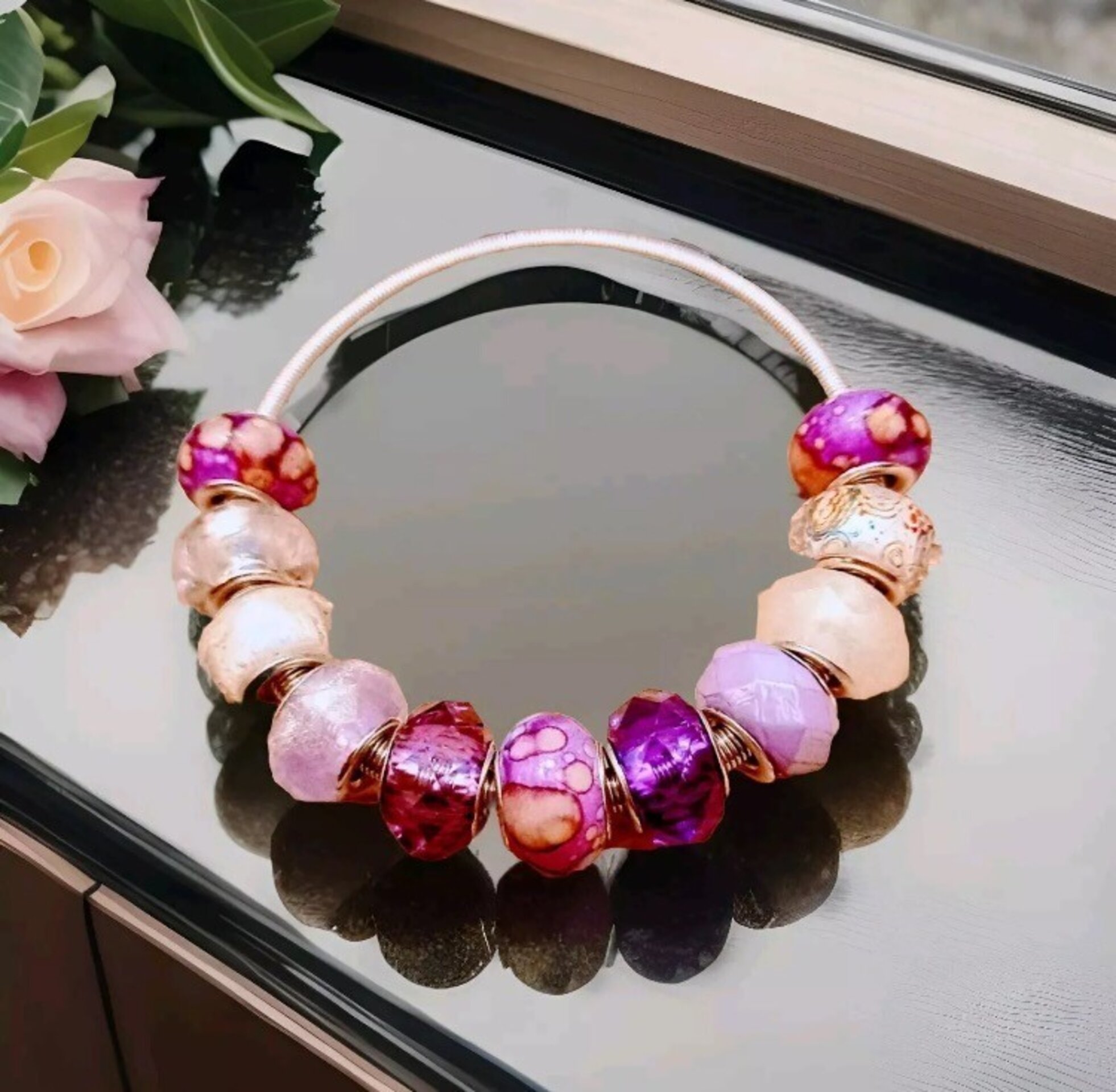 Pulsera Charm amatista - 5