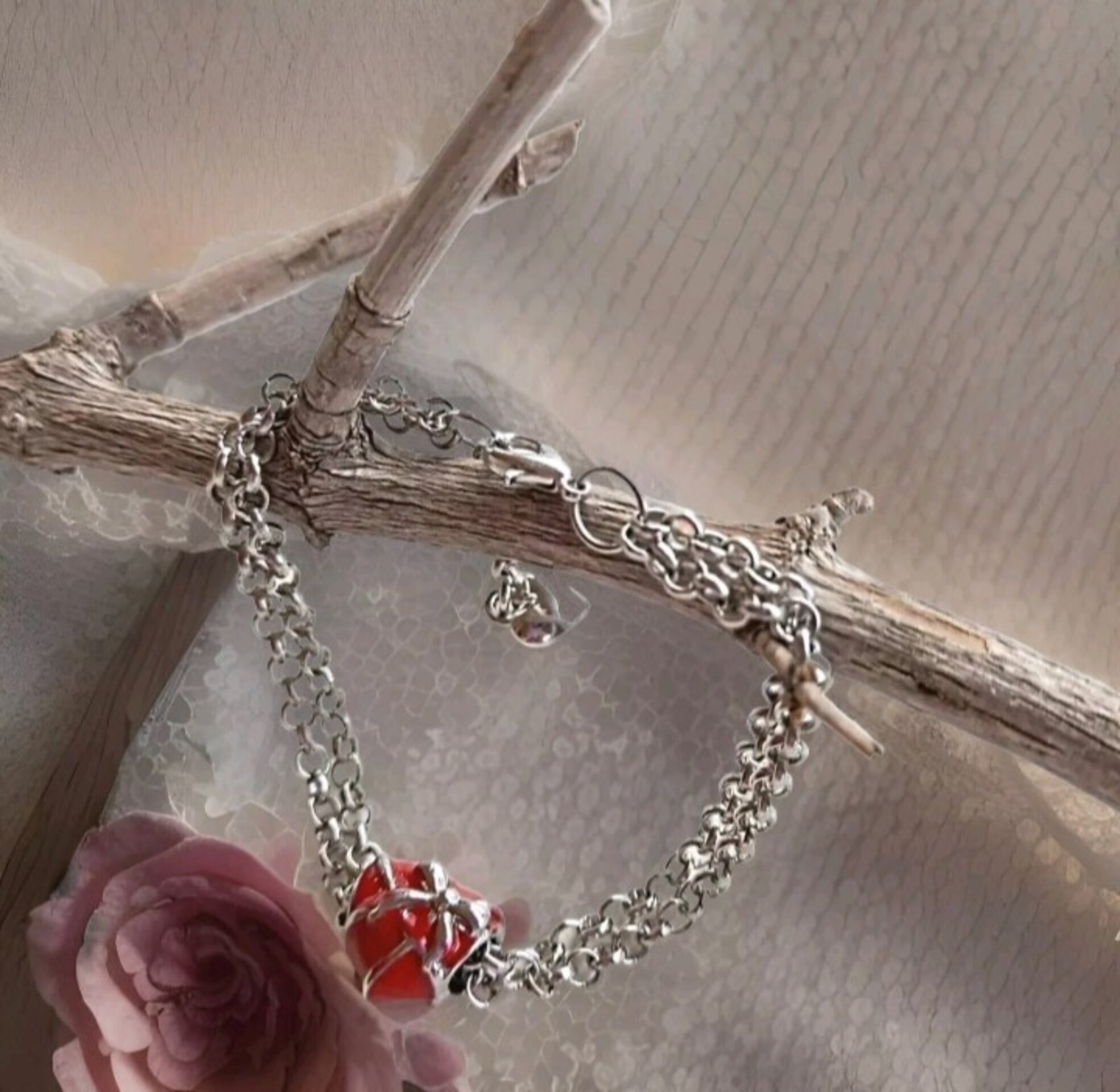 PULSERA CHARM CORAZÓN - 5