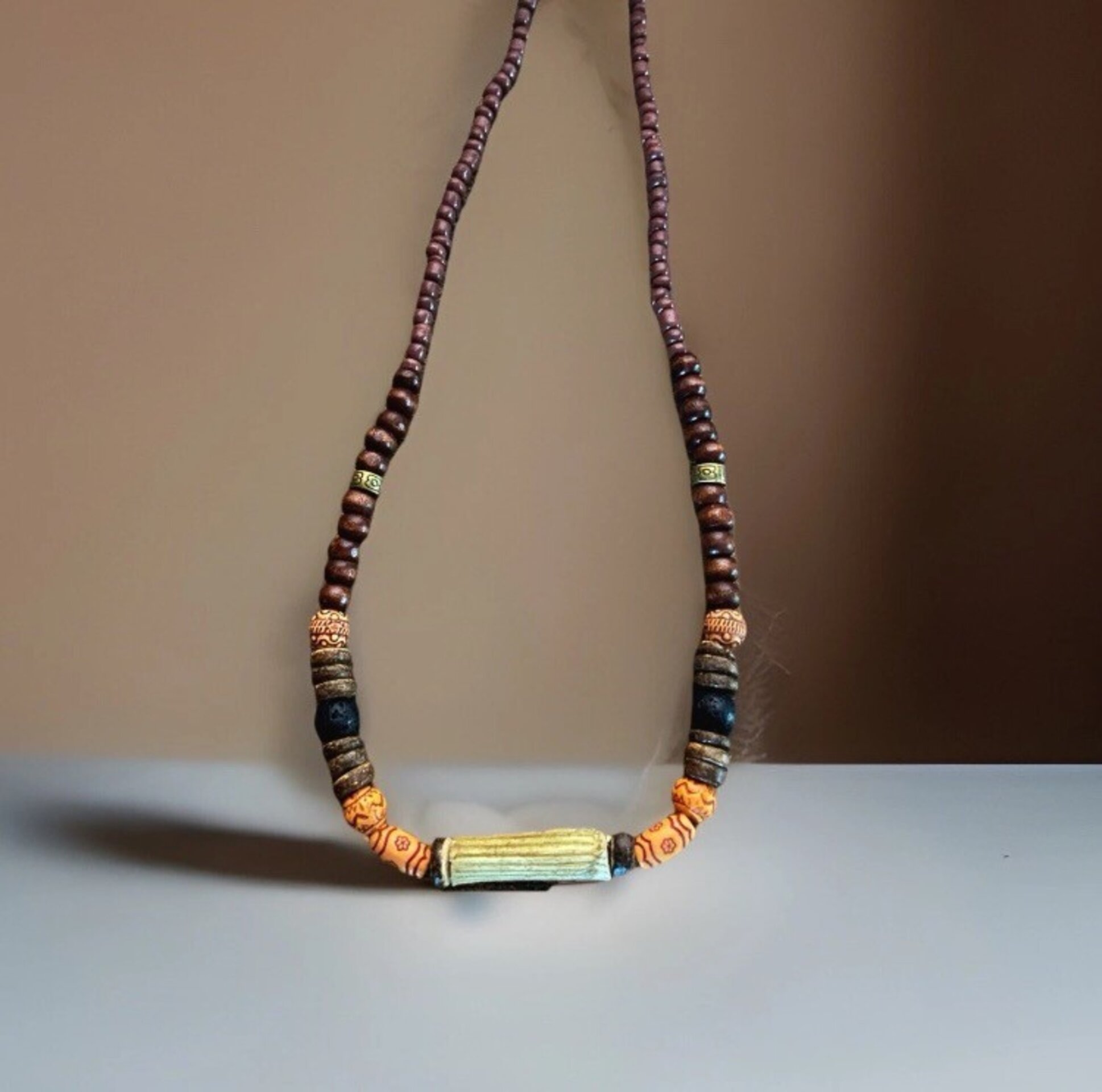 COLLAR CURATIVO Y PROTECTOR PIEDRA  LAVA Y CARDO MARIANO - 11