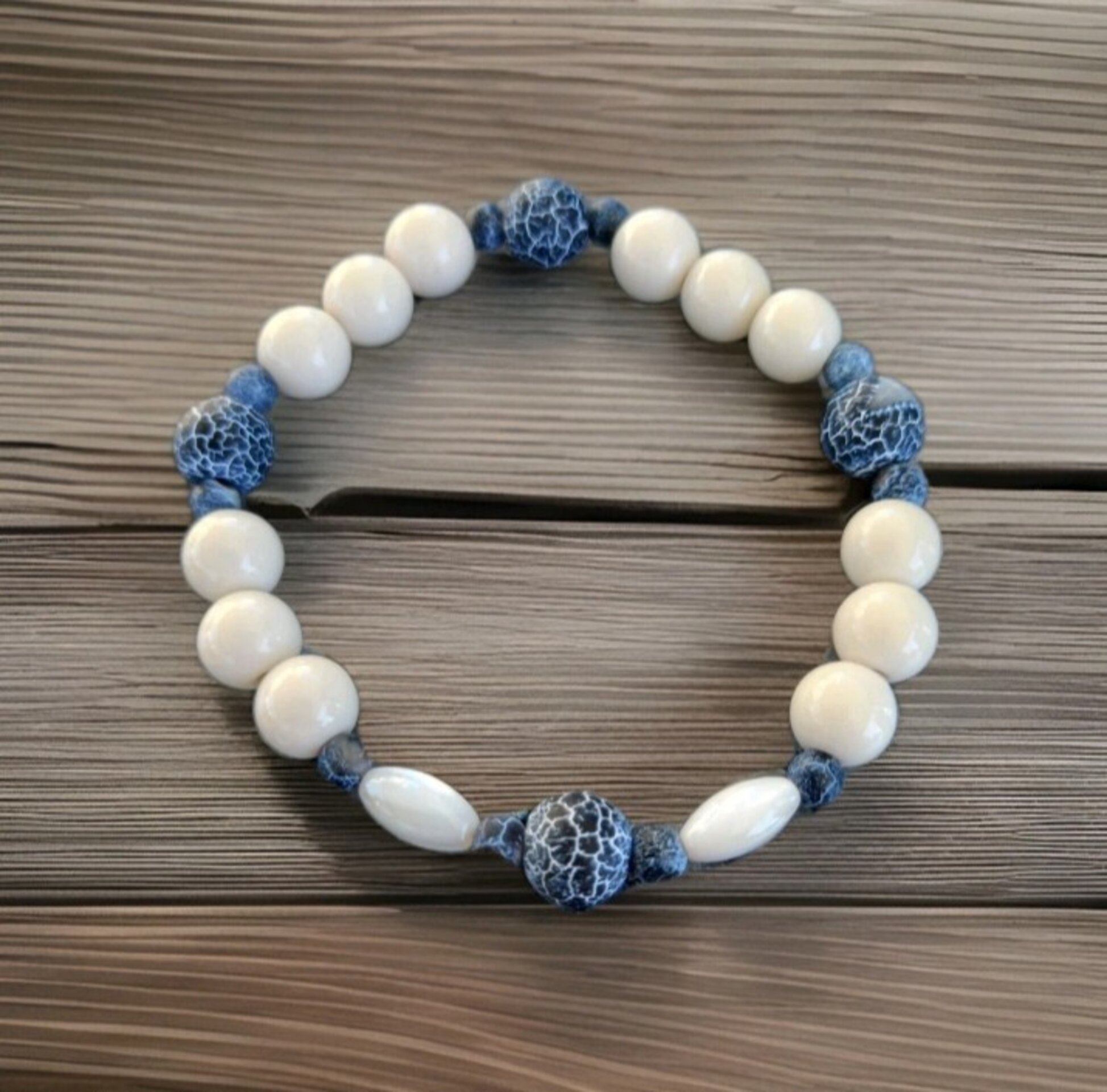 PULSERA PIEDRA ÁGATA NEGRA - 3