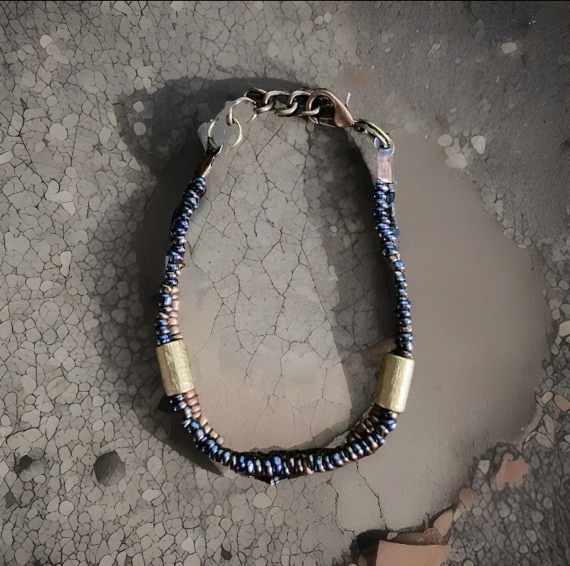 Pulsera de hematita y cobre - 6