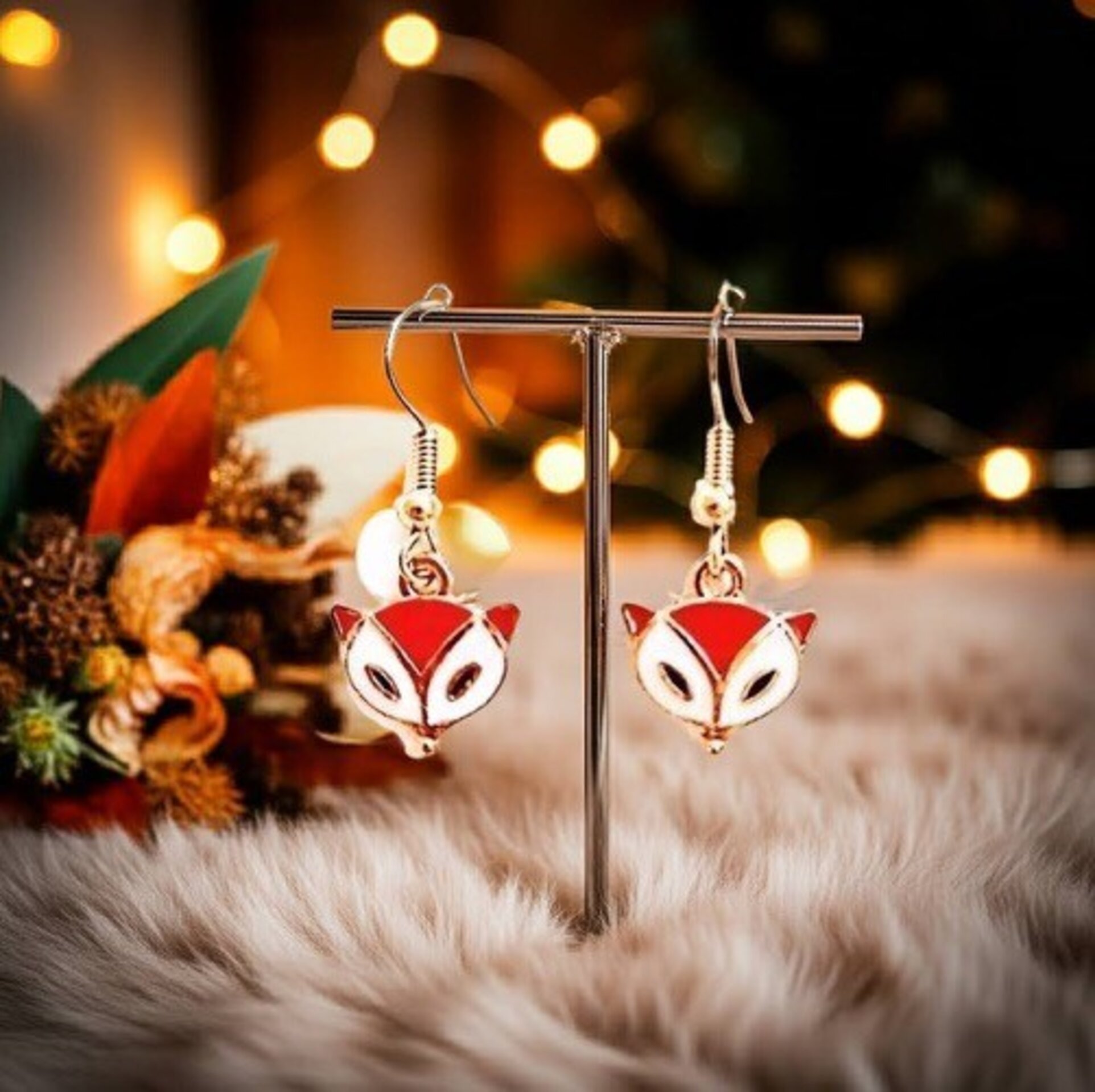 PENDIENTES ZORRO ROJO - 3