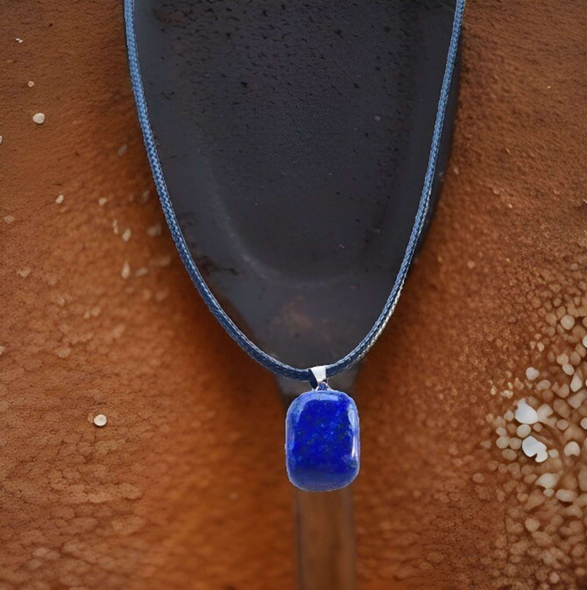 Collar colgante piedra Lapislázuli - 5