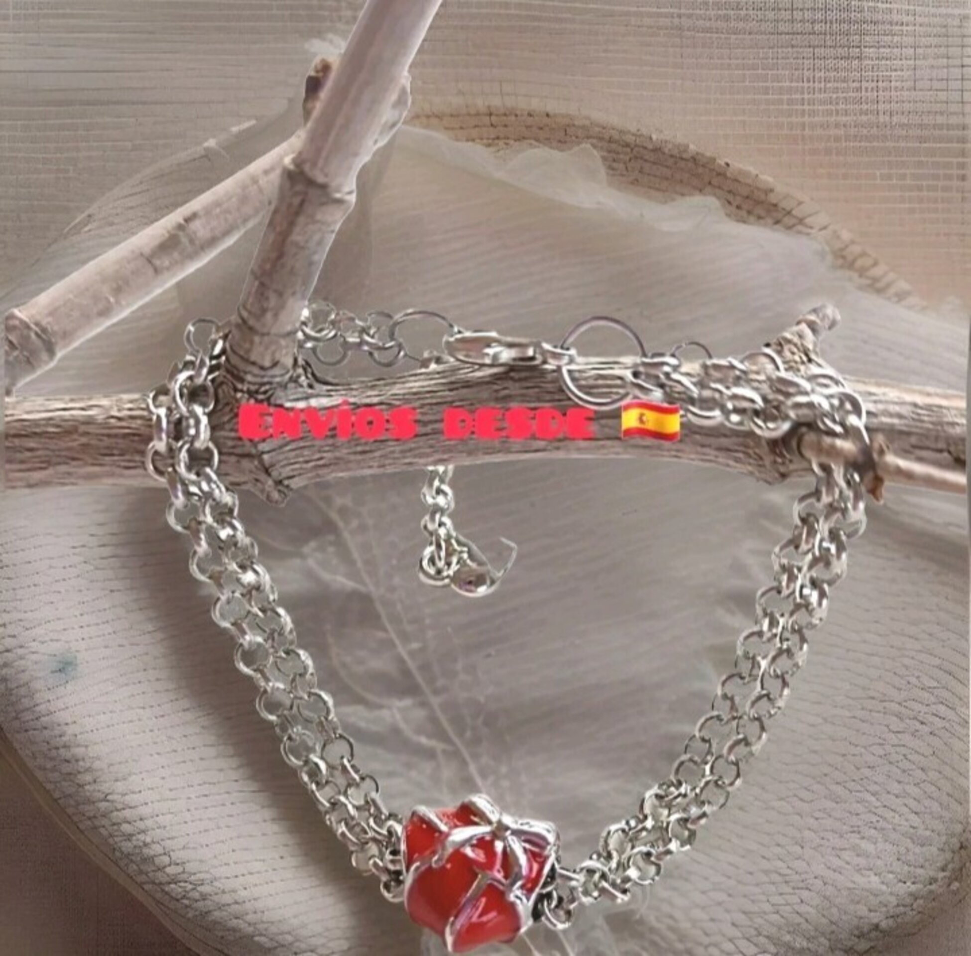 PULSERA CHARM CORAZÓN - 3