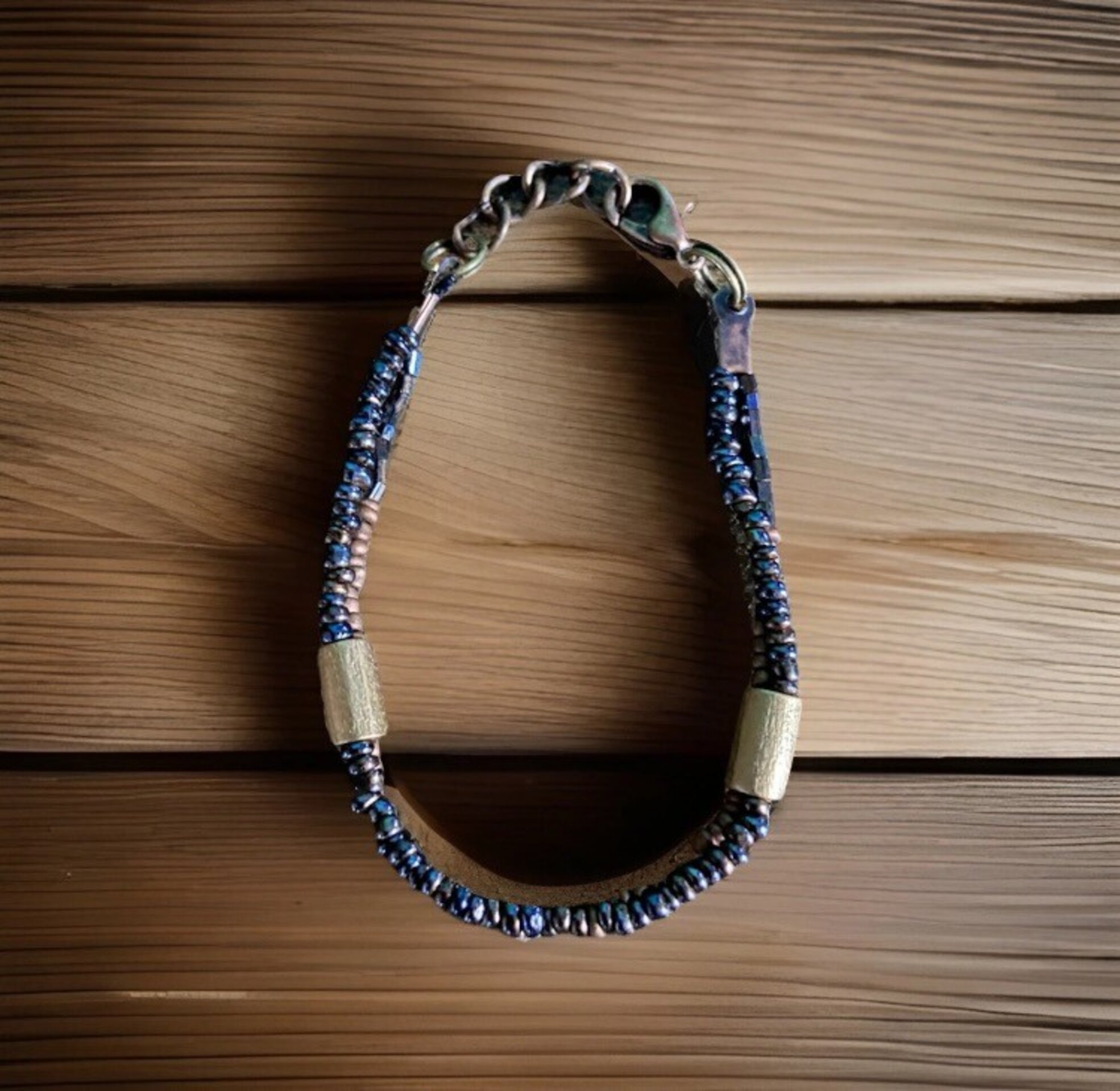 Pulsera de hematita y cobre - 2