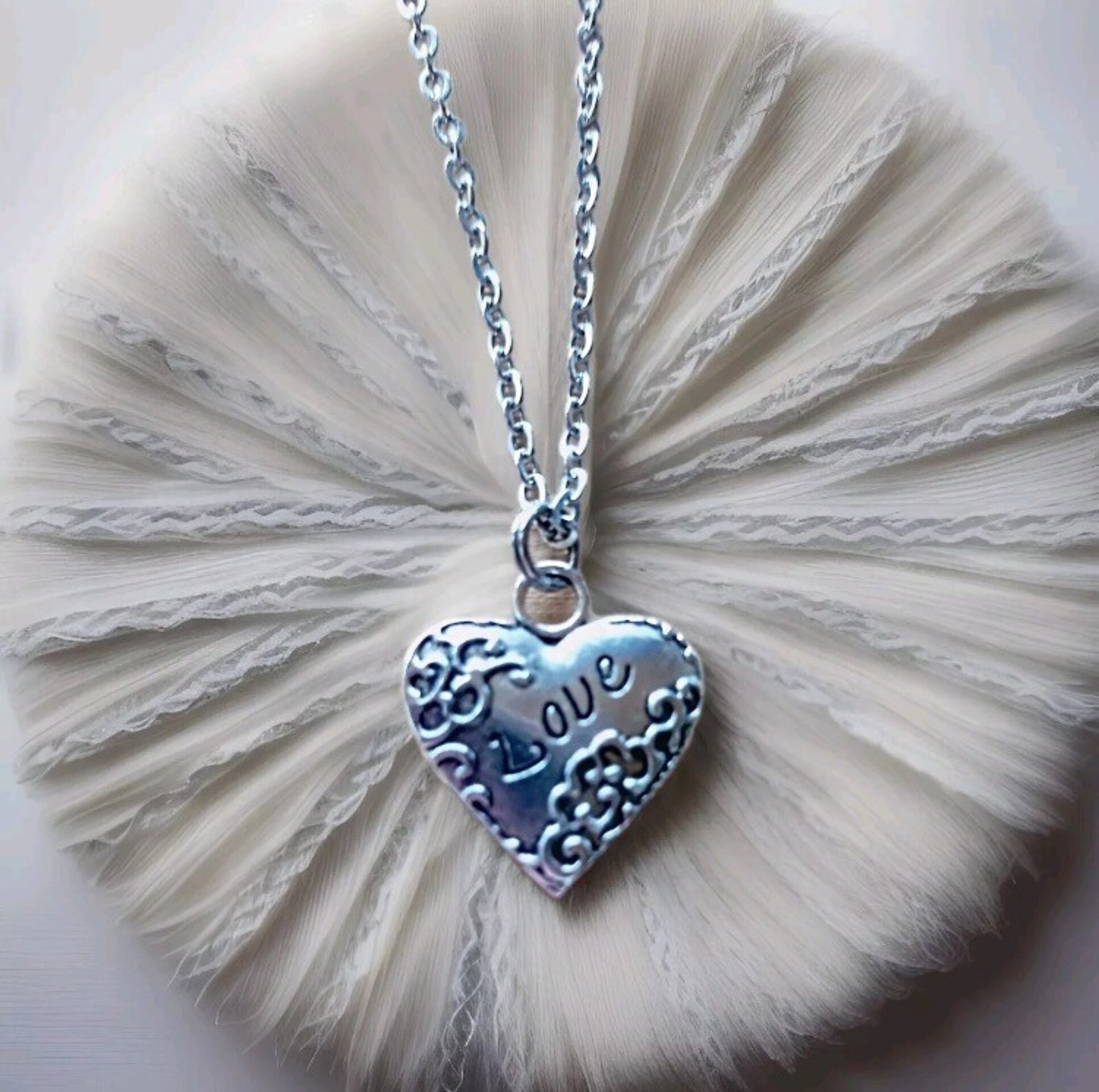 Collar colgante corazón - 3