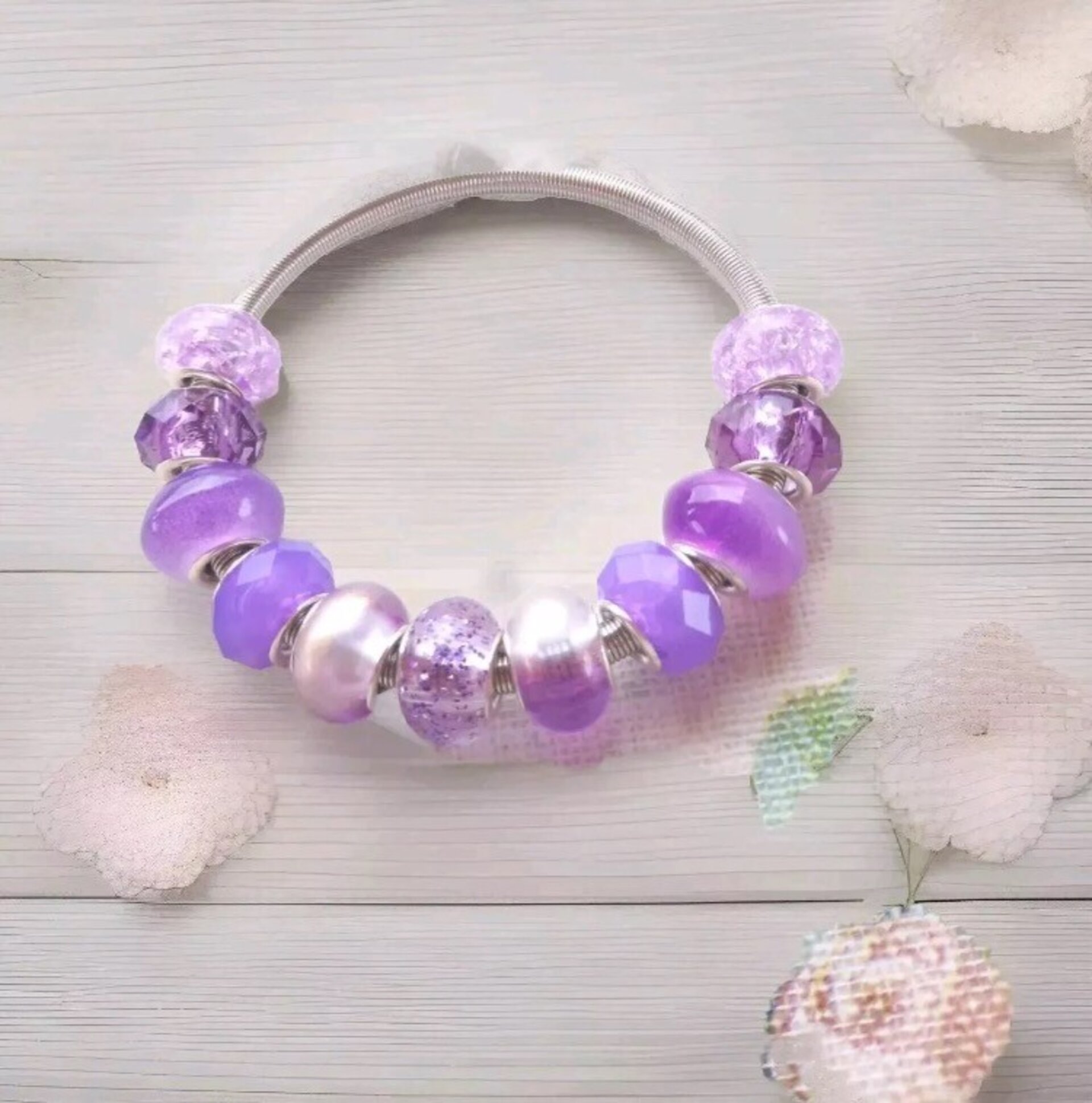 Pulsera Charm amatista - 2