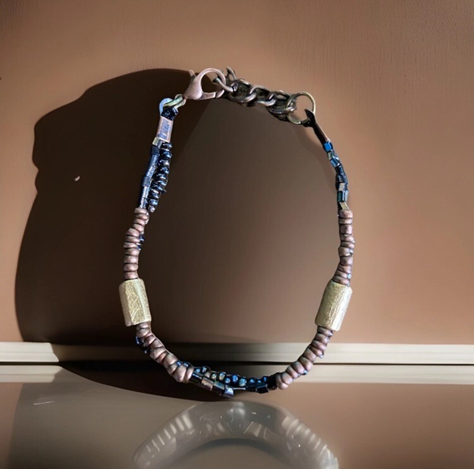 Pulsera de hematita y cobre - 8