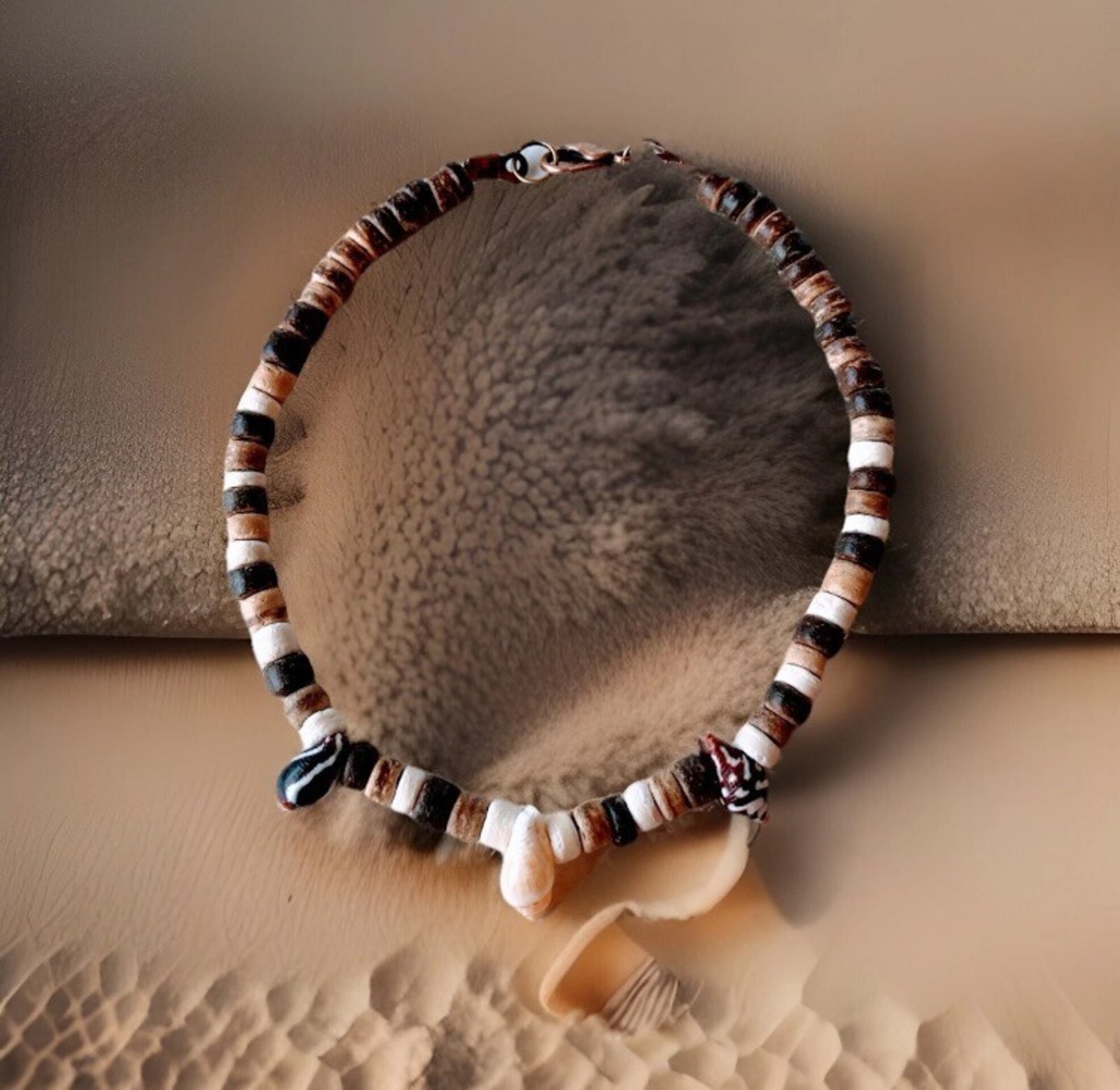 PULSERA TOBILLERA  CARACOLAS, para hombre y mujer - 3