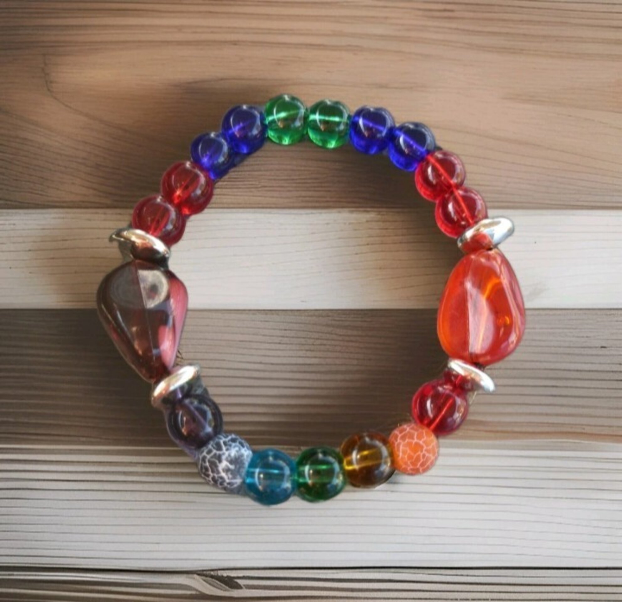 Pulsera 7 Chakras de Cristal y Ágata - 5