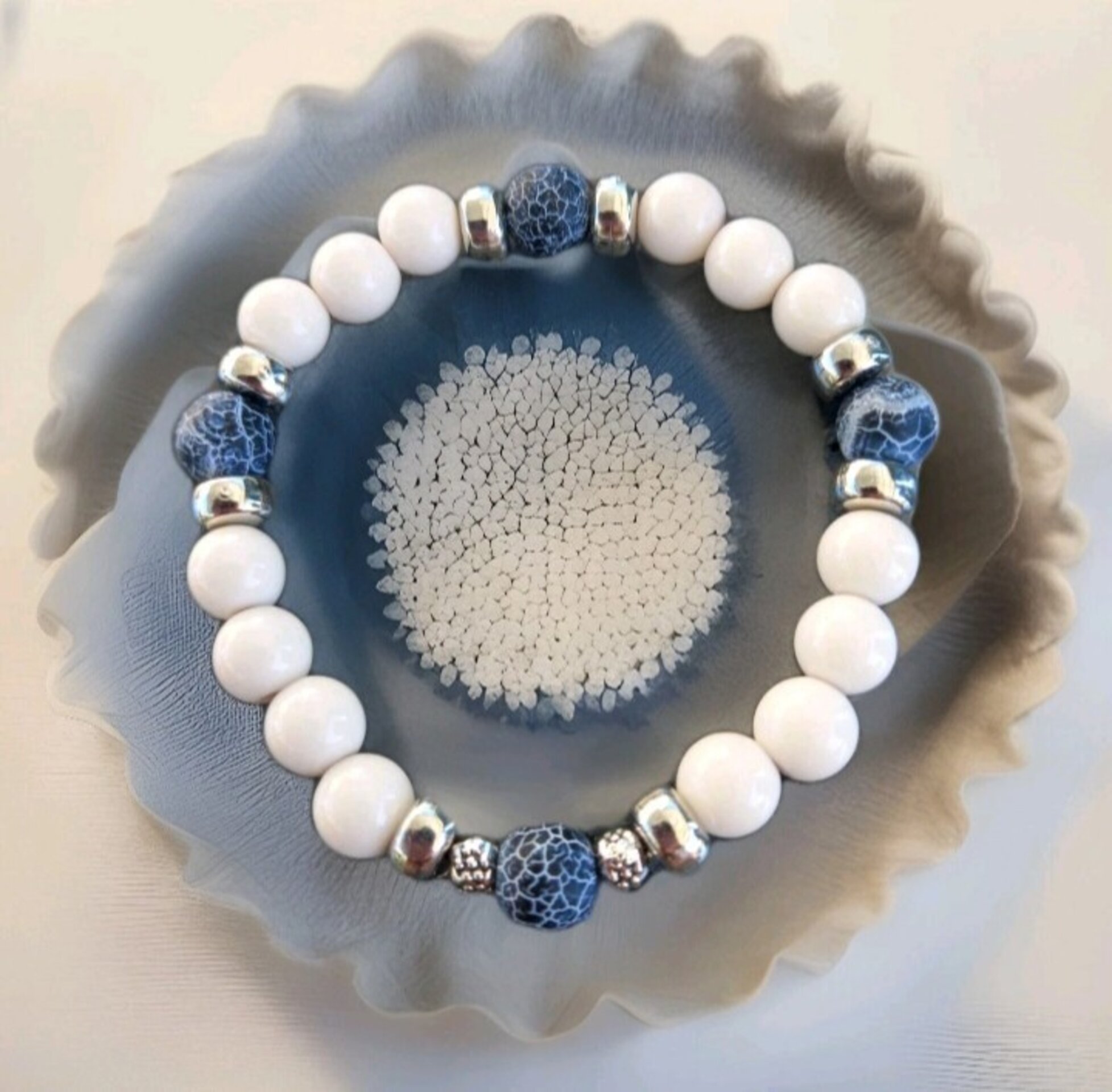 PULSERA PIEDRA ÁGATA NEGRA - 2