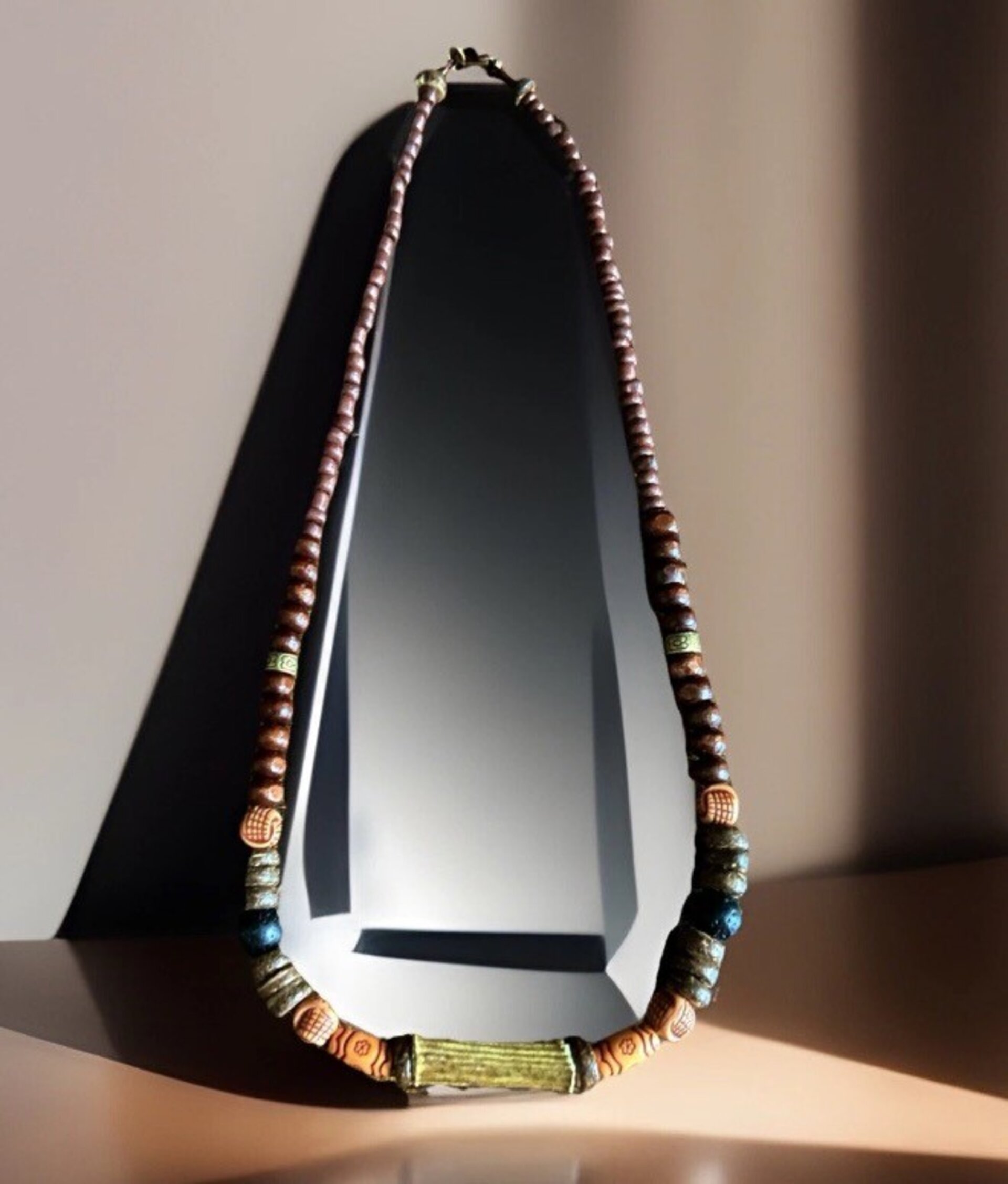 COLLAR CURATIVO Y PROTECTOR PIEDRA  LAVA Y CARDO MARIANO - 14