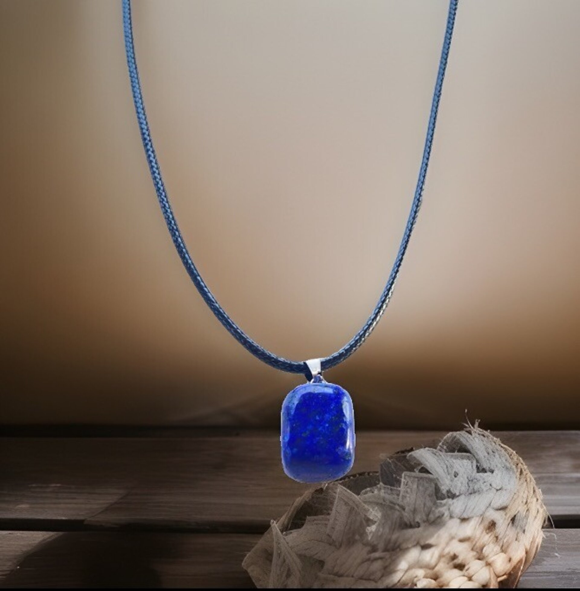 Collar colgante piedra Lapislázuli - 7