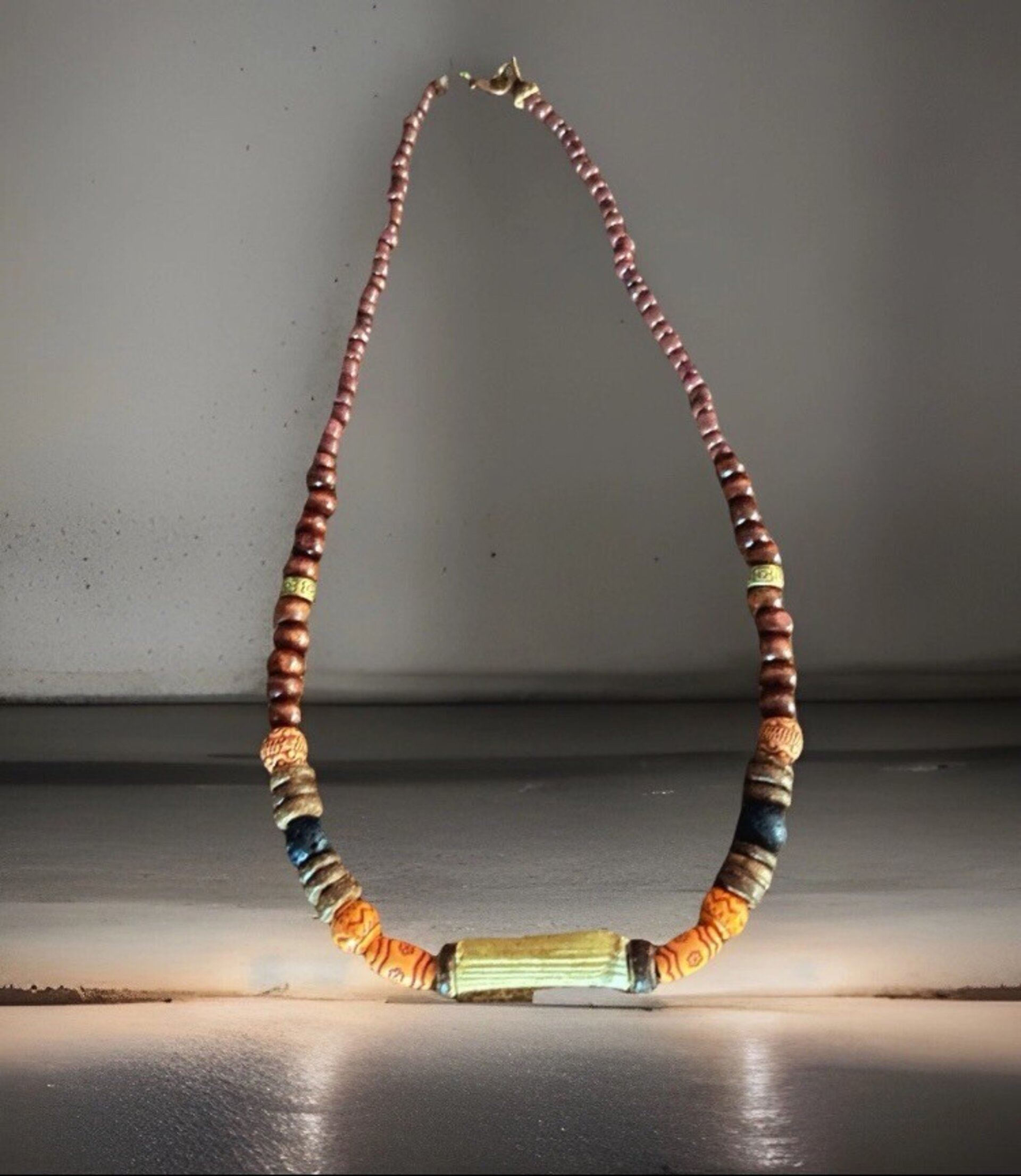 COLLAR CURATIVO Y PROTECTOR PIEDRA  LAVA Y CARDO MARIANO - 7